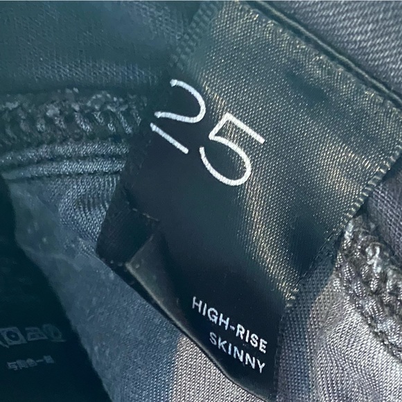 Pilcro & the Letterpress Black Skinny Jeans Women’s Size 25 Anthropologie Brand - Picture 12 of 12